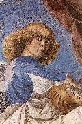 Melozzo da Forli One of Melozzo famous angels from the Basilica dei Santi Apostoli France oil painting artist